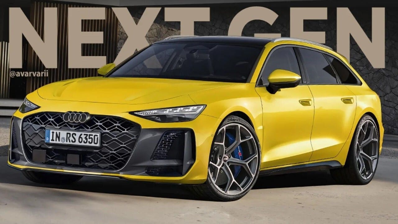audi RS 6 render