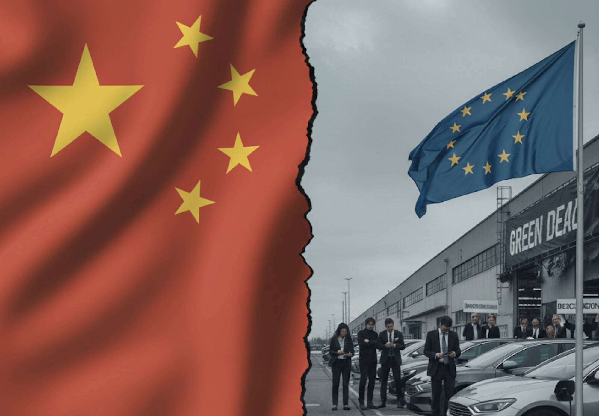 Emissioni record in Cina contro disoccupazione record da auto elettrica in Europa