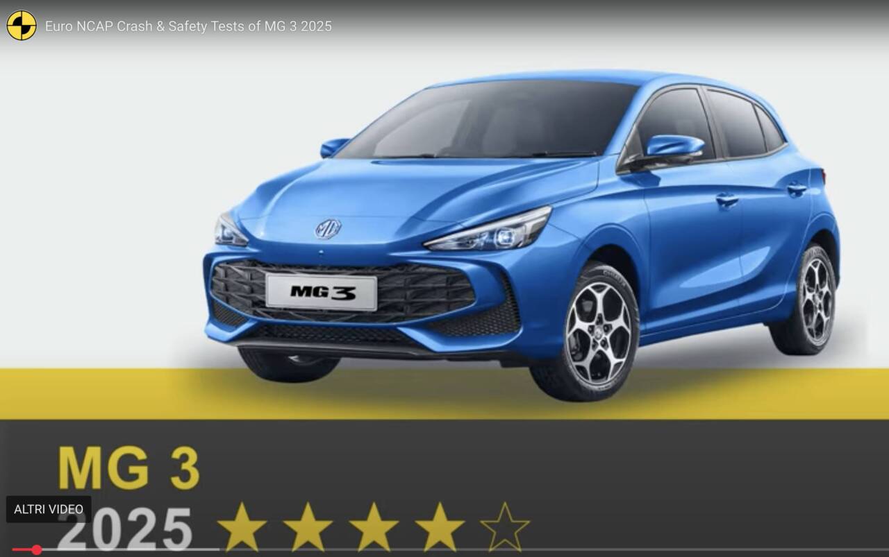 MG3 male al crash test Euro NCAP per il sedile che si sgancia