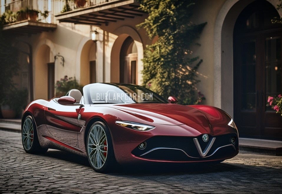 alfa romeo spider render