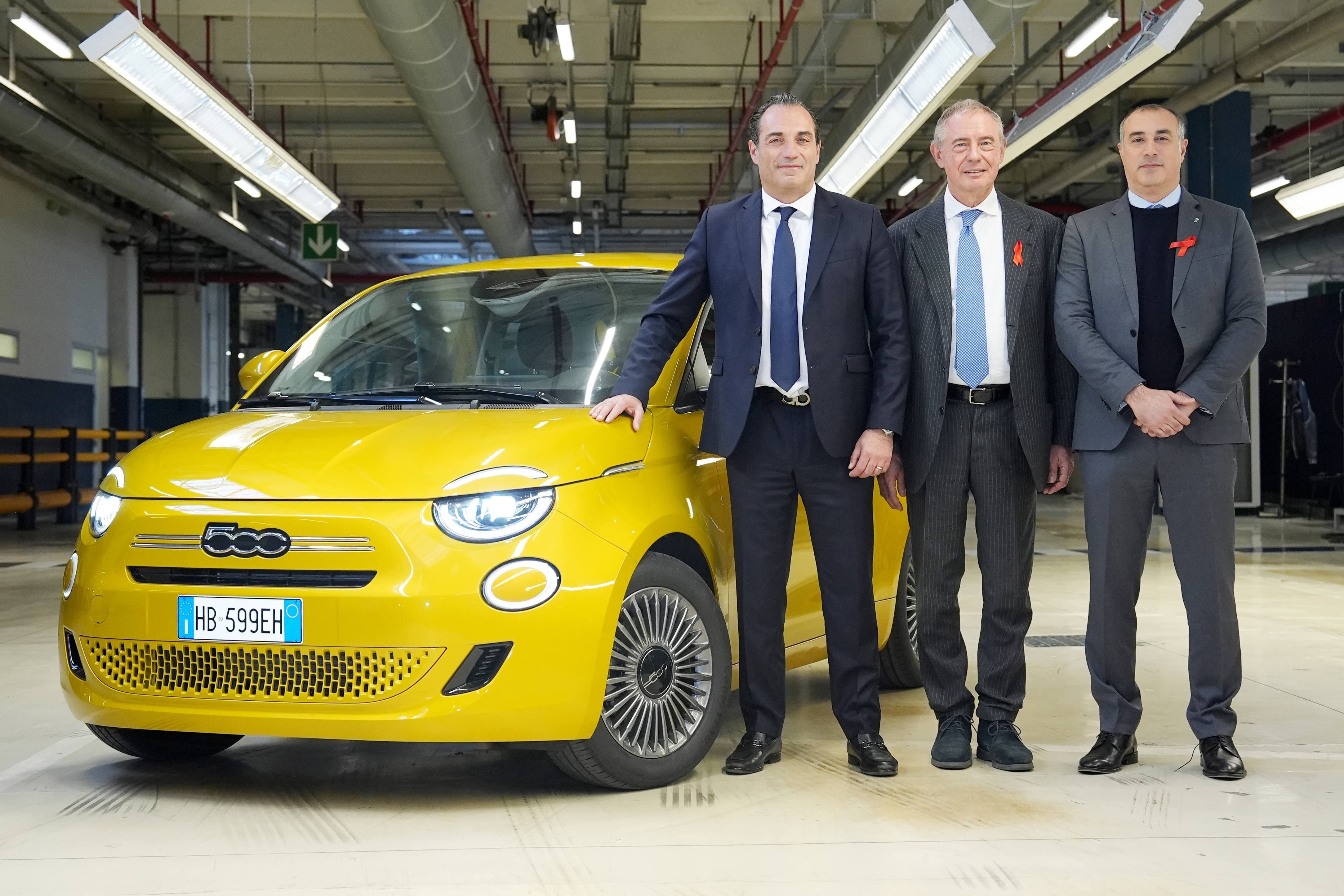 Stellantis Fiat 500 Hybrid Antonio Filosa