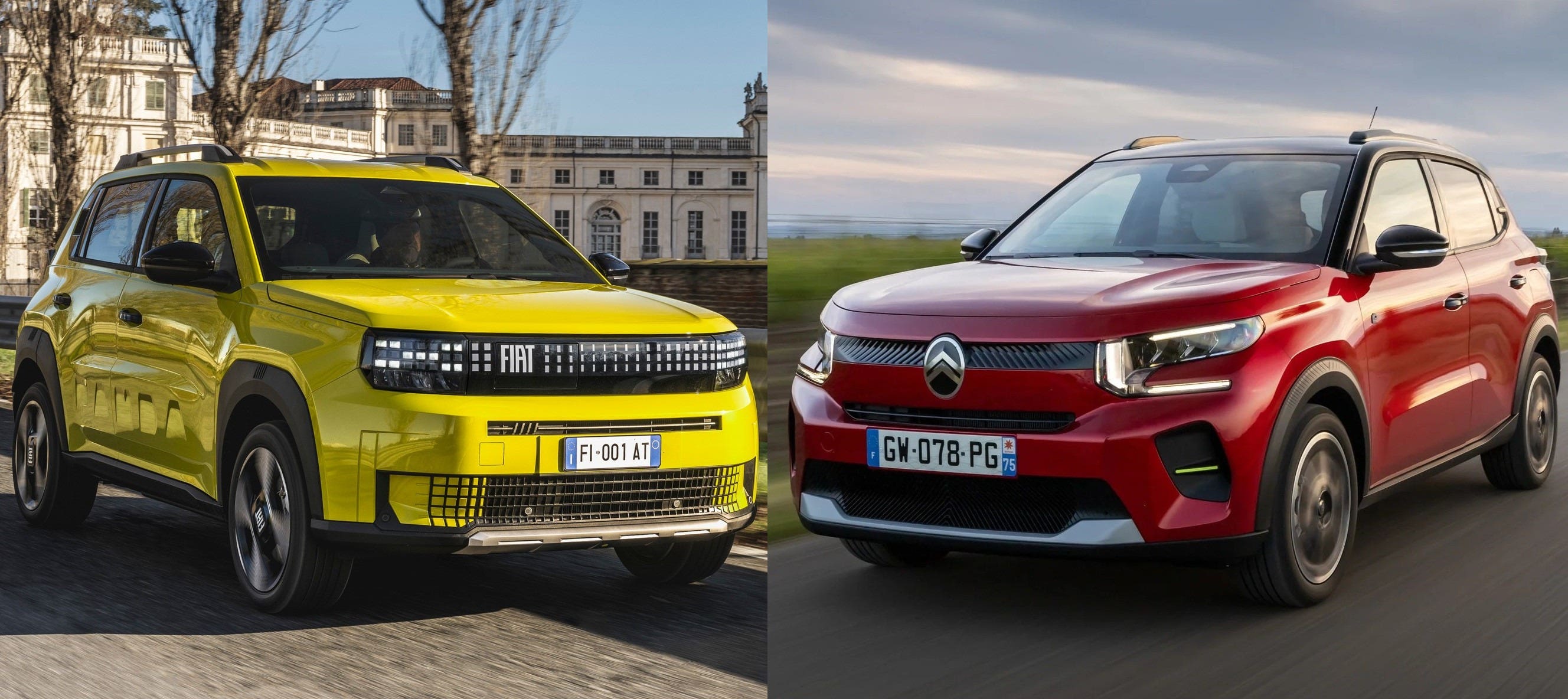 Fiat Grande Panda e Citroen C3