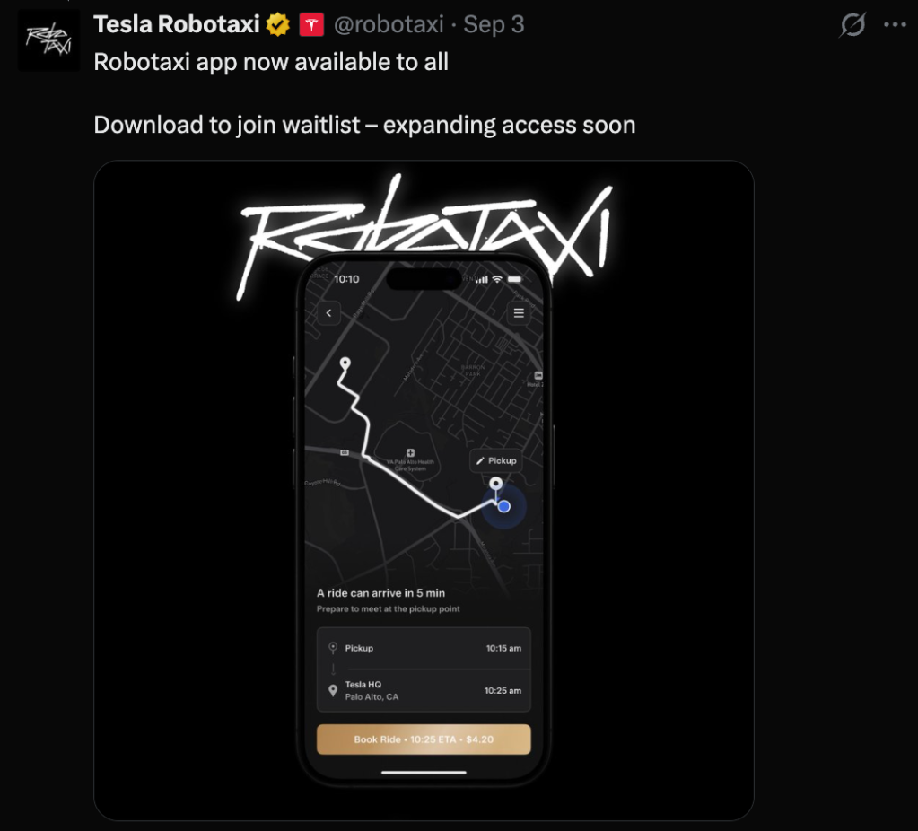 tesla robotaxi austin