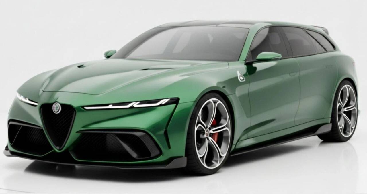 Alfa Romeo Giulia Station Wagon render
