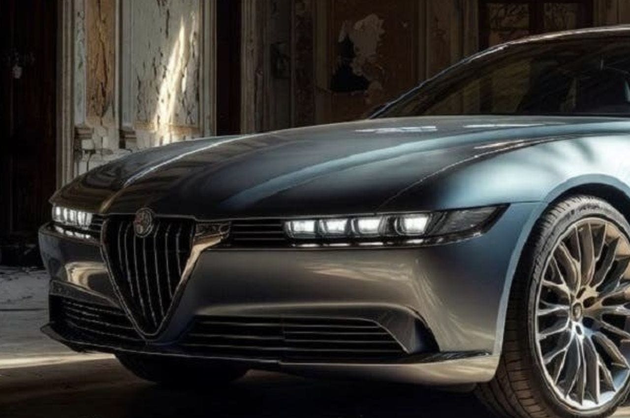 Alfa Romeo Medici ammiraglia render