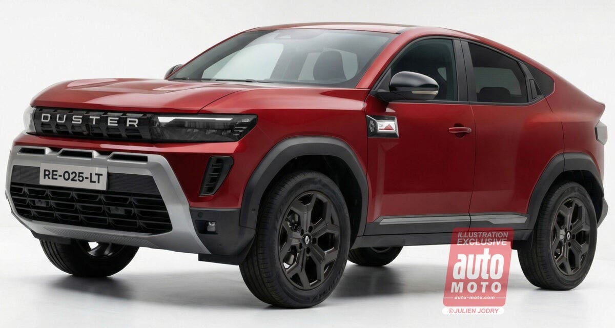 Dacia Duster coupè render