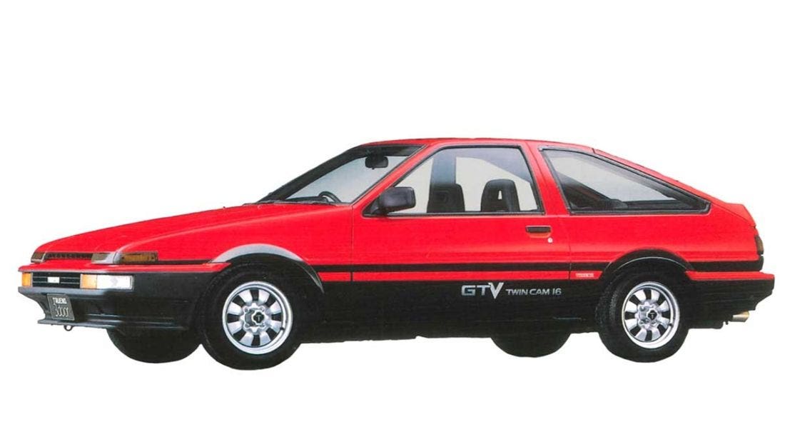 Toyota Sprinter-Trueno Levin AE86