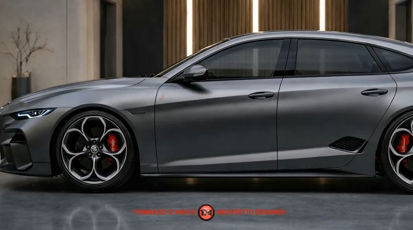 Alfa Romeo Alfetta render