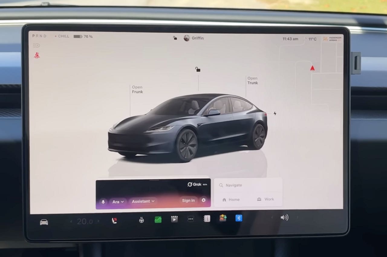 grok tesla
