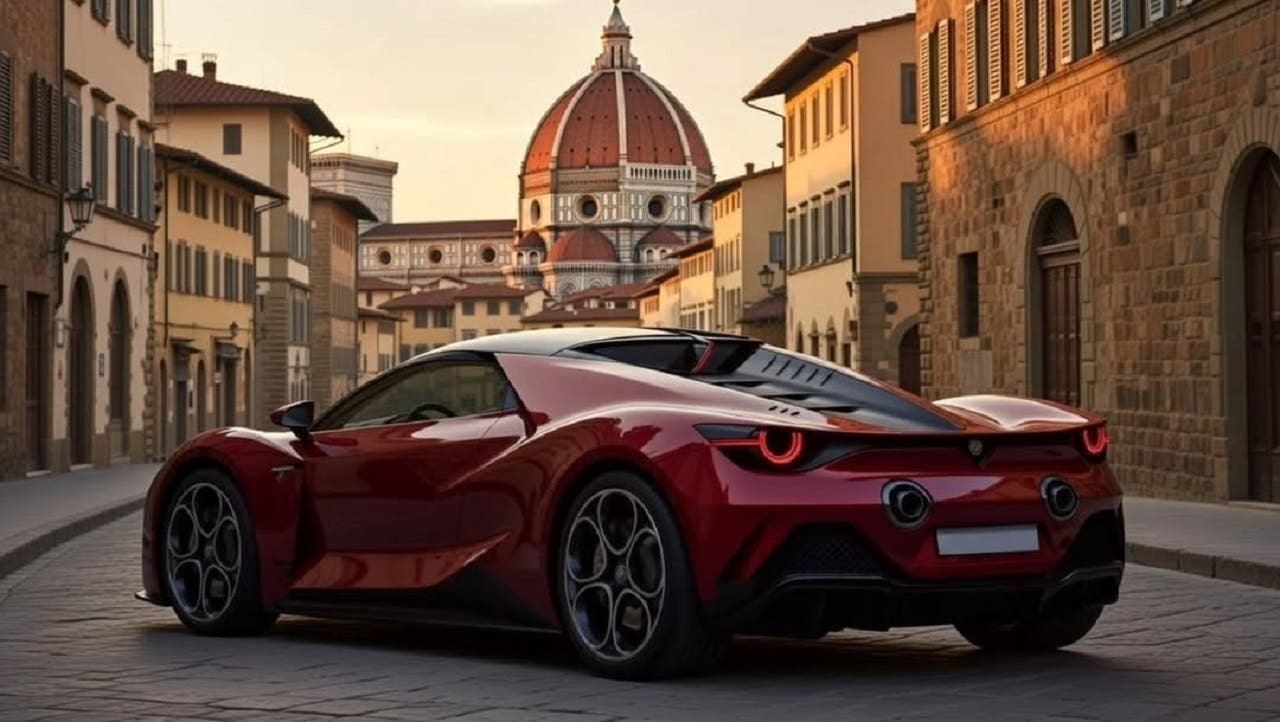 Alfa Romeo 4C render