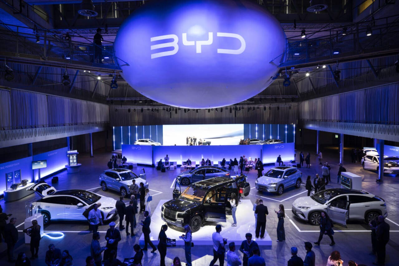 BYD showroom