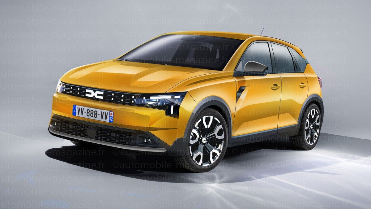 Dacia Sandero render
