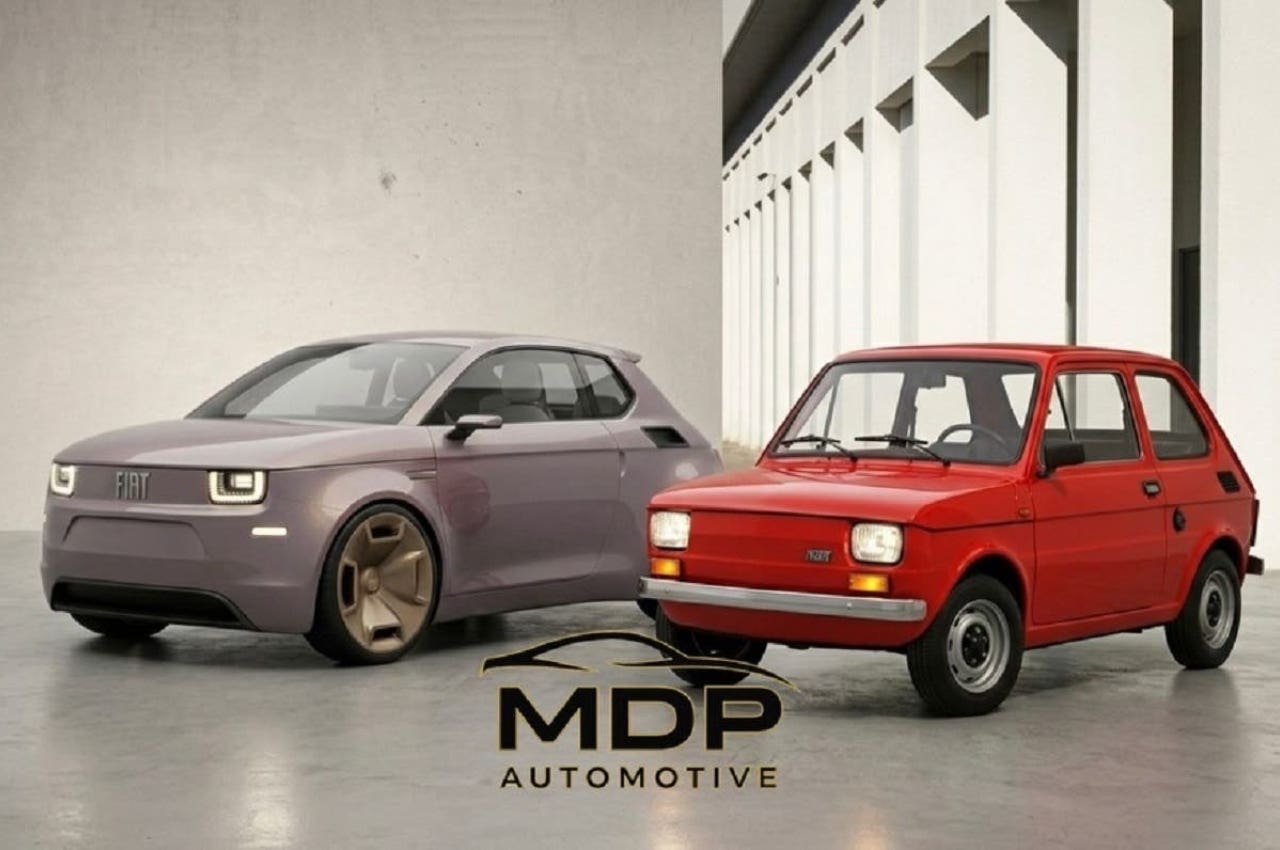 Fiat 126 render