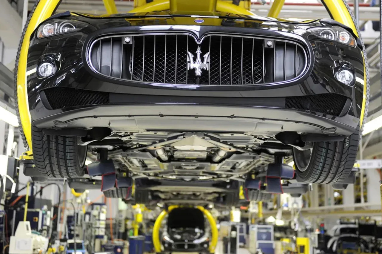 maserati, fabbrica