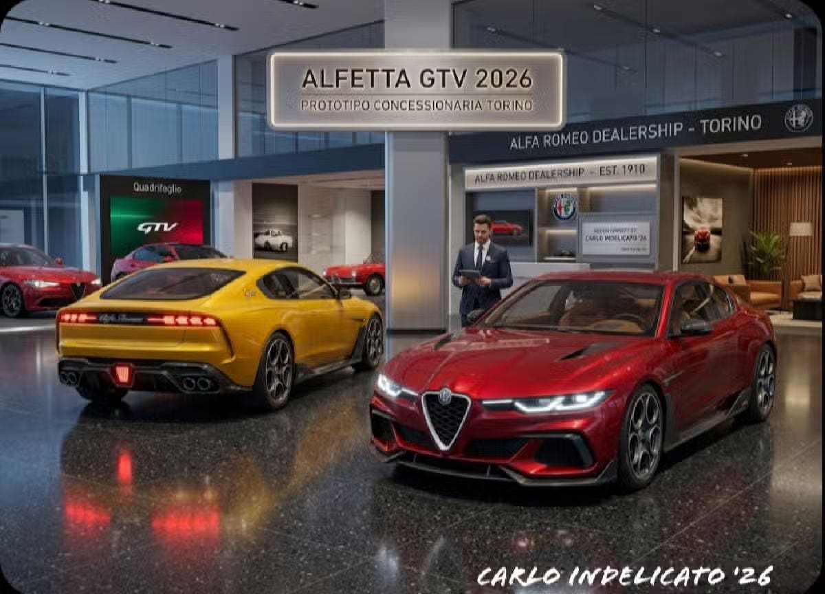Alfetta GTV, render