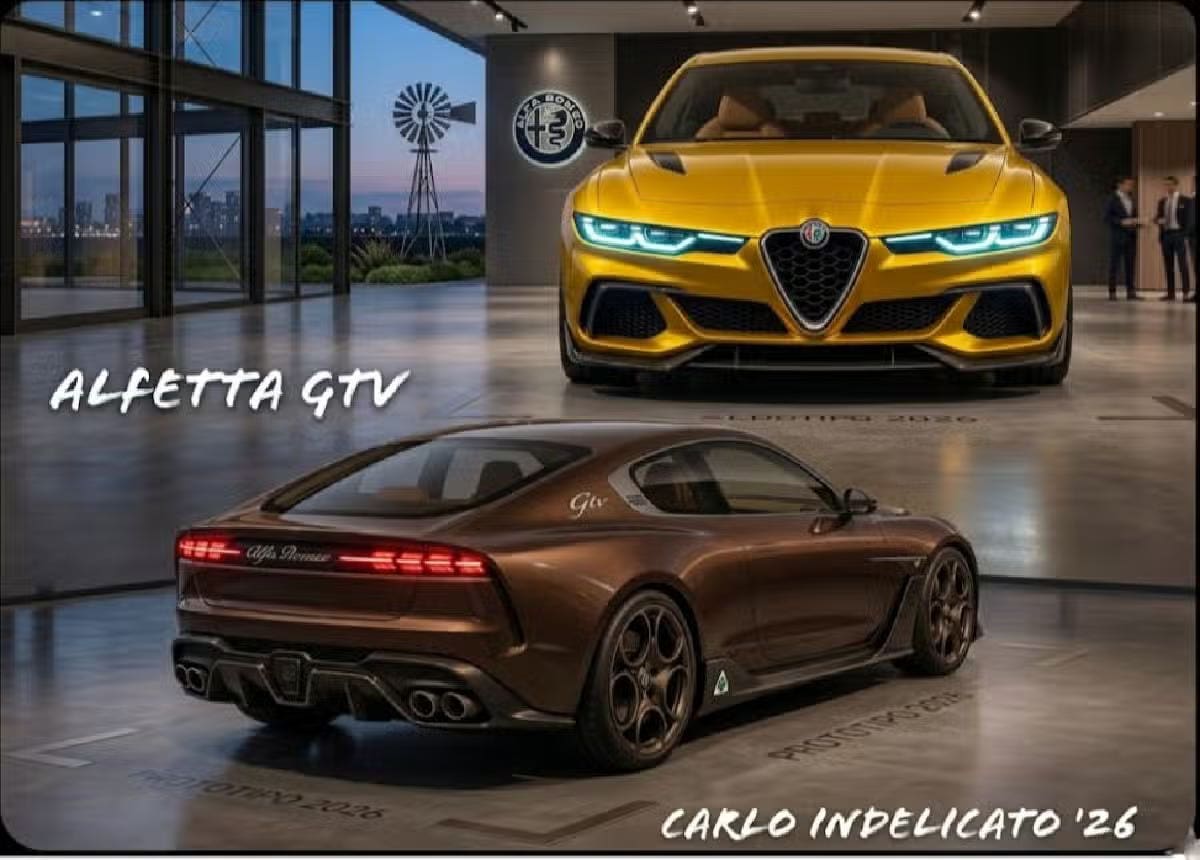 Alfetta GTV, render