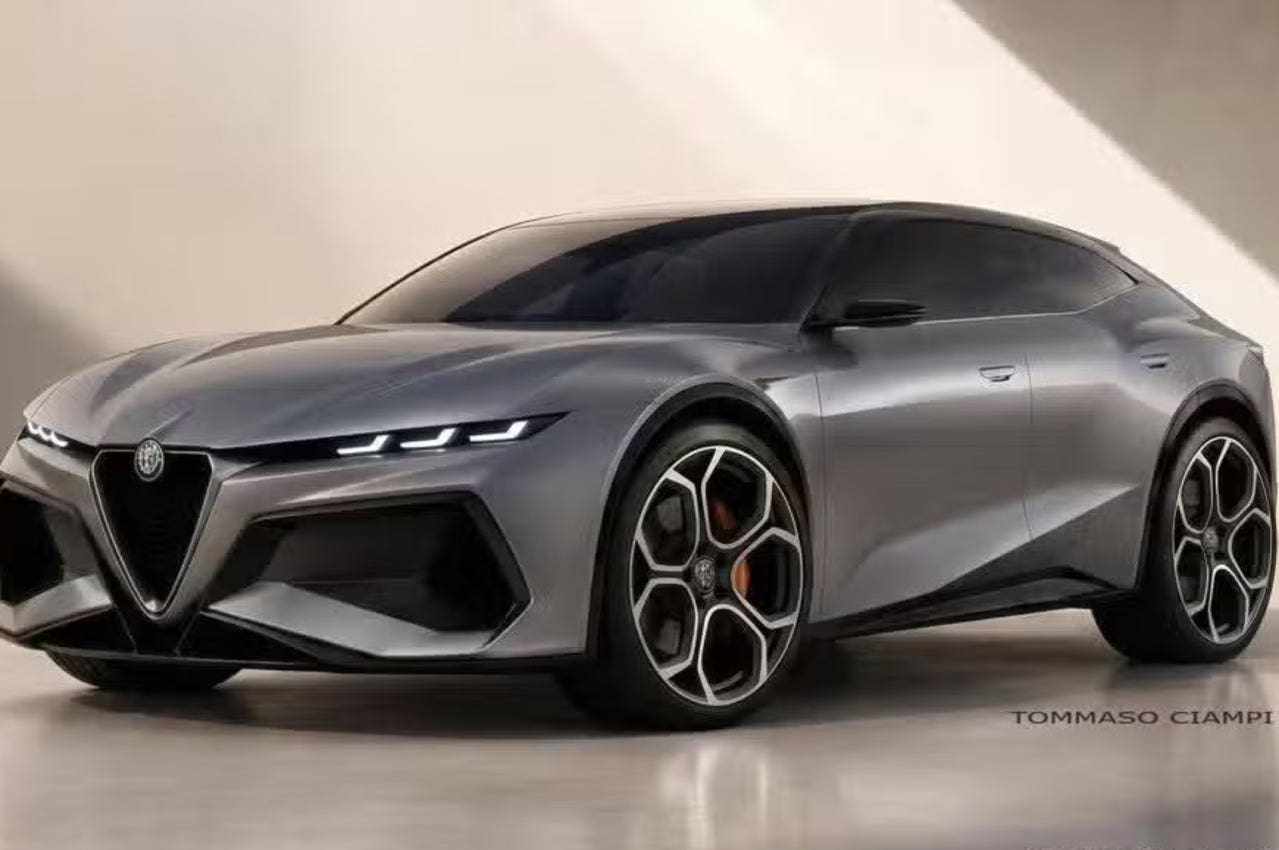 render futuro C-SUV Alfa Romeo