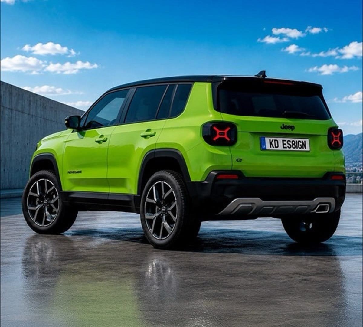 Jeep Renegade render