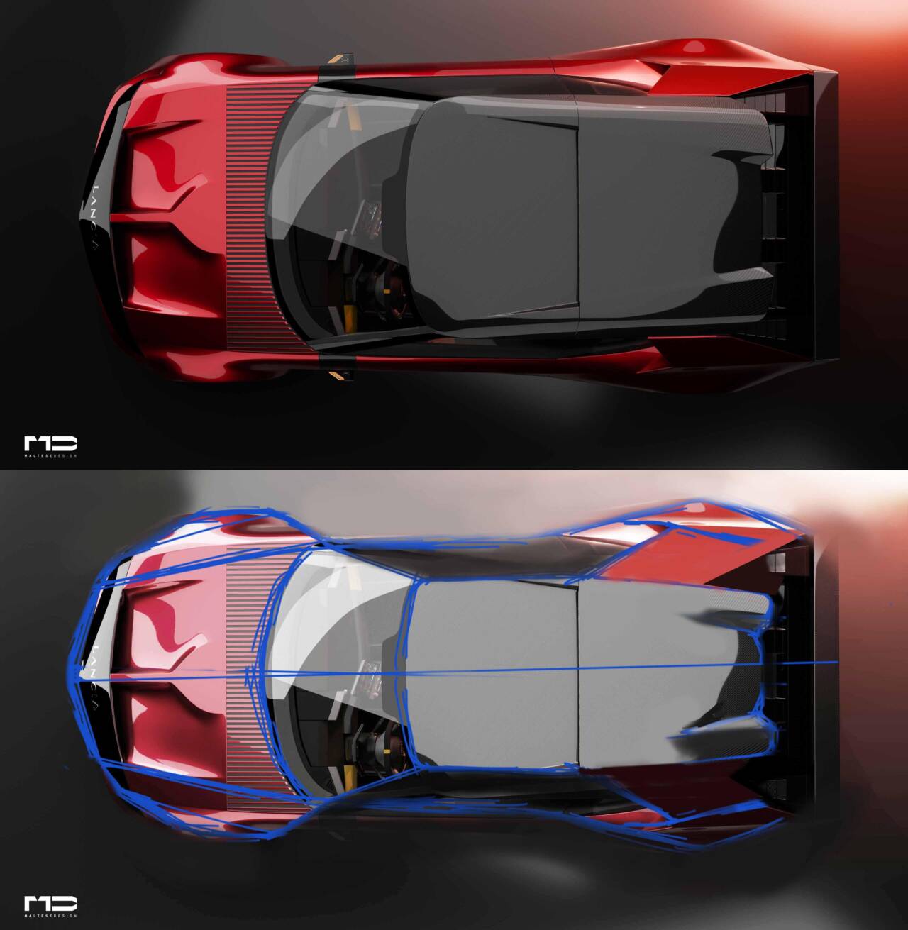 Lancia Delta S4 maltese design
