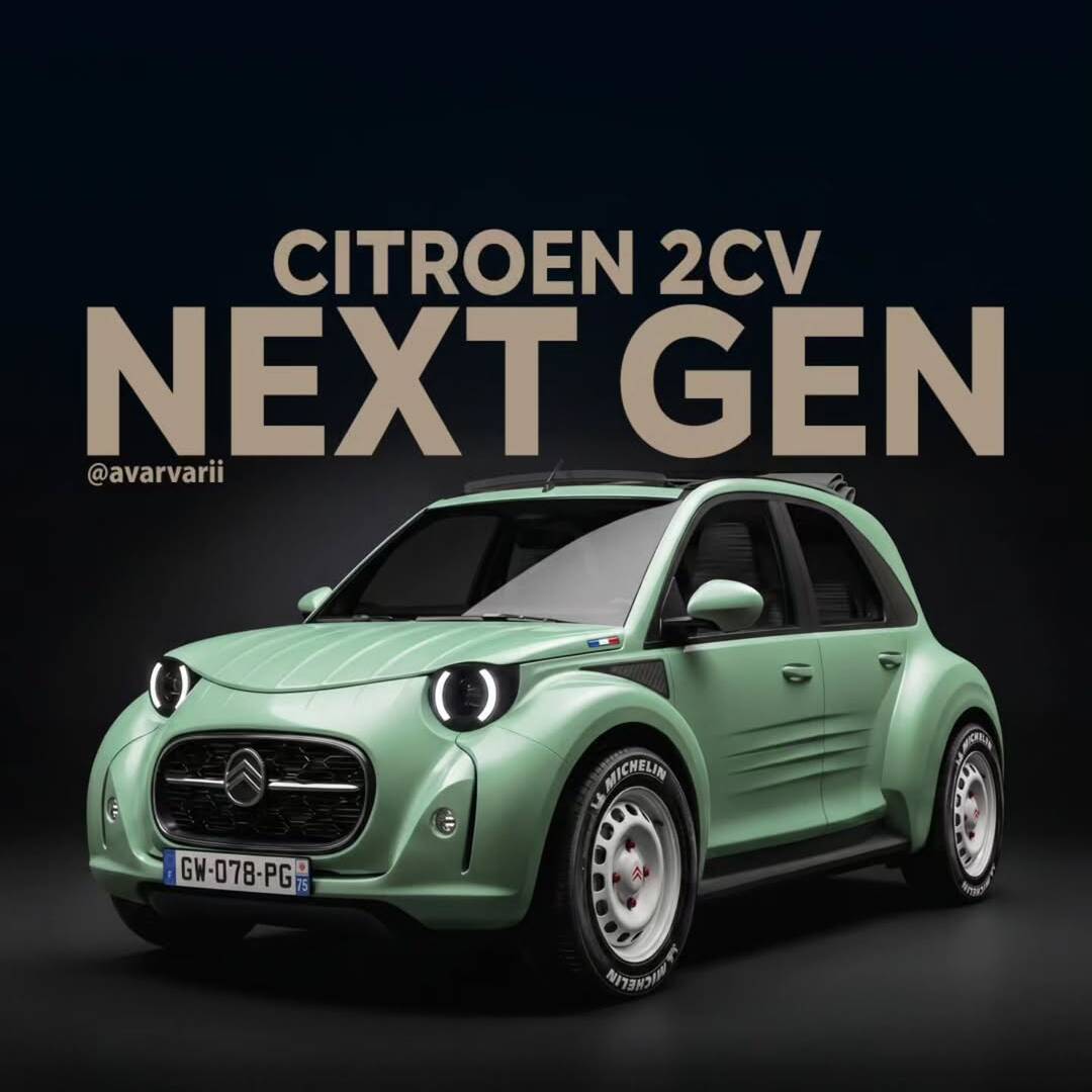 citroen 2cv render