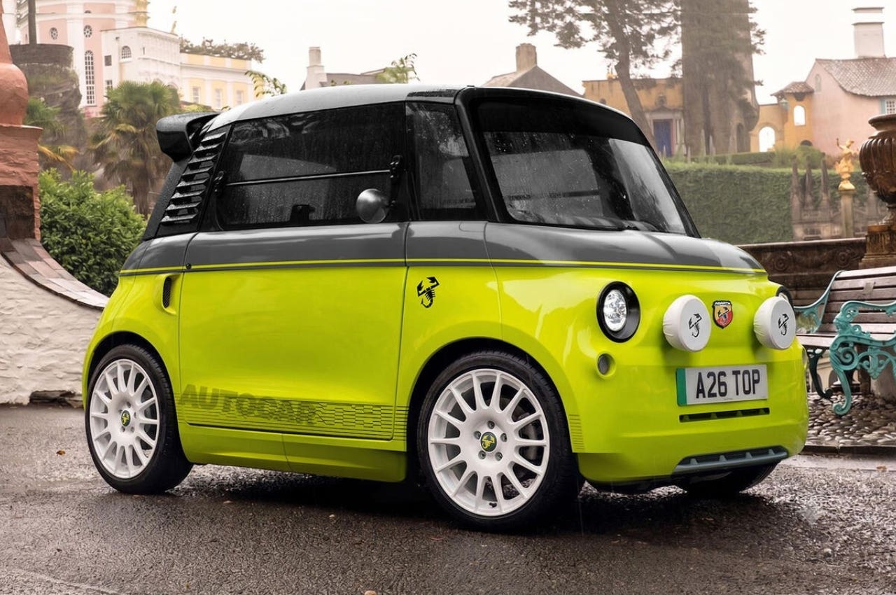 Abarth Topolino render