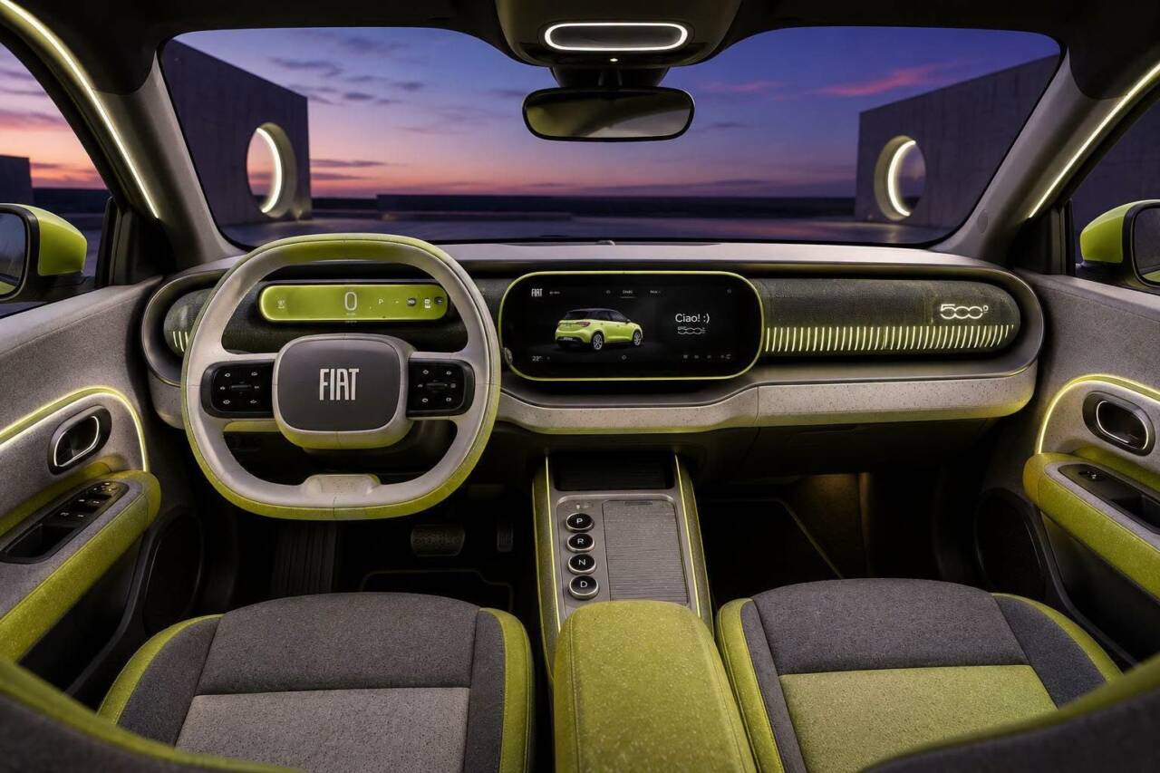 Fiat 500 2030 render