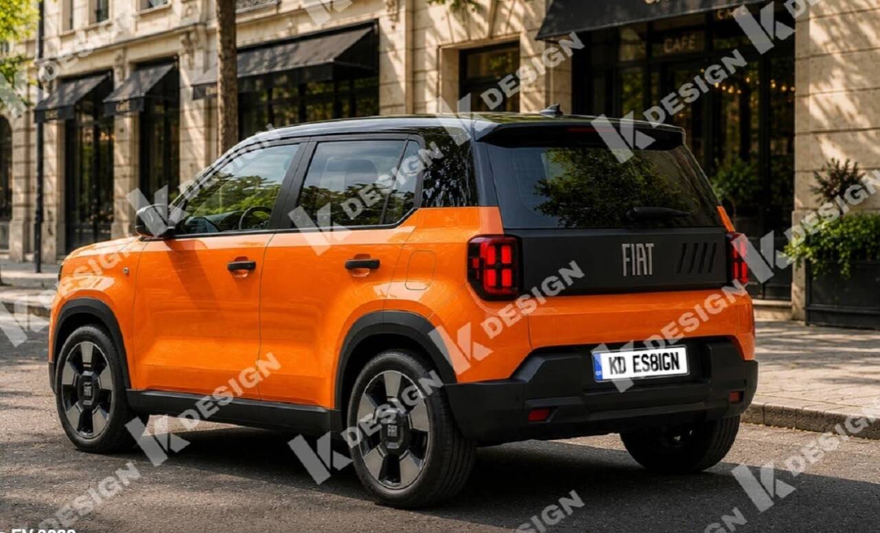 Fiat Pandina EV render