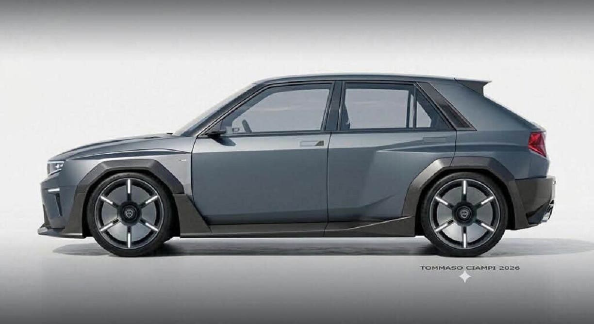 Lancia Delta HF Extrema render
