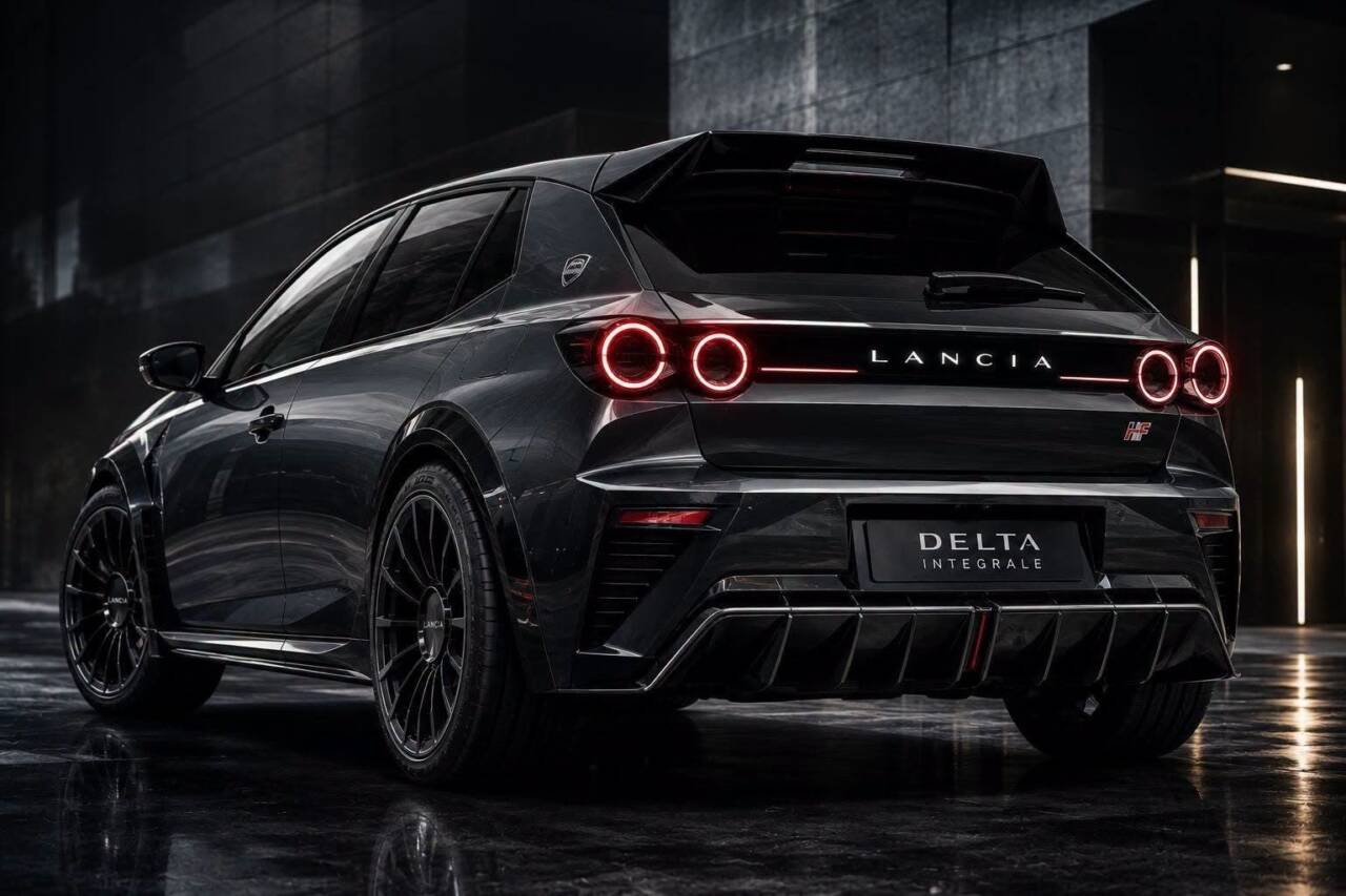Lancia Delta Integrale render