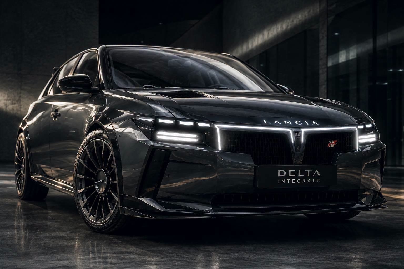 Lancia Delta Integrale render