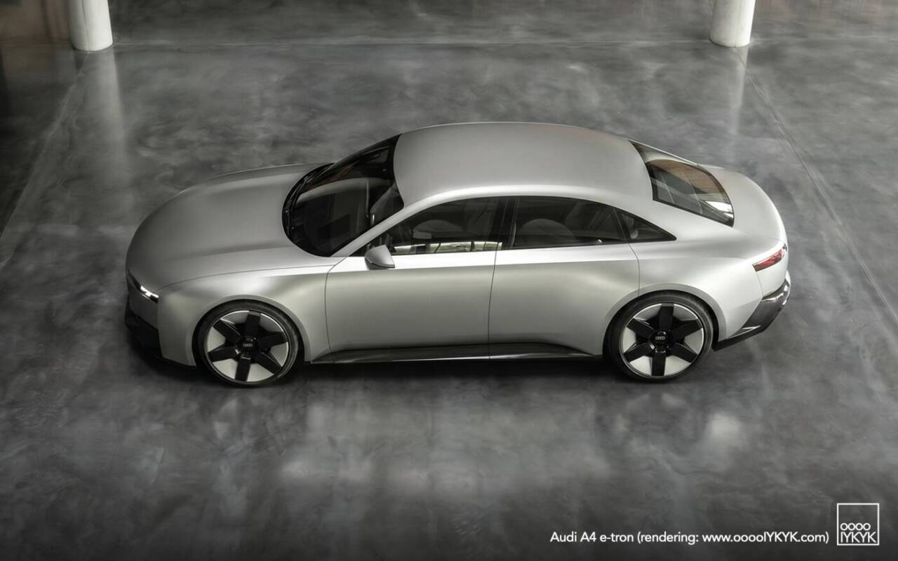 Audi A4 E-Tron rendering
