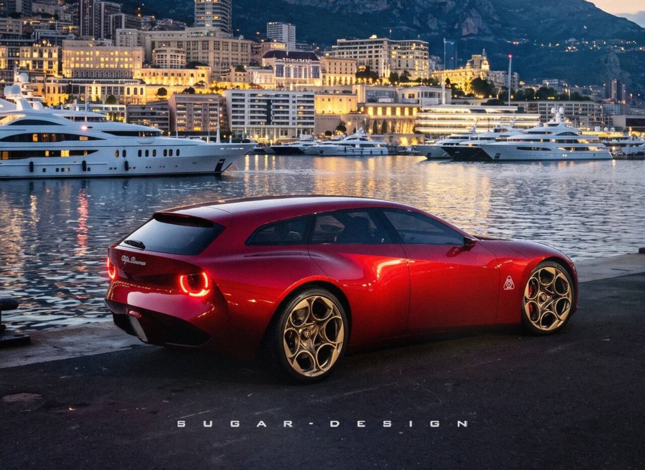 Alfa Romeo Cuorerosso Wagon render