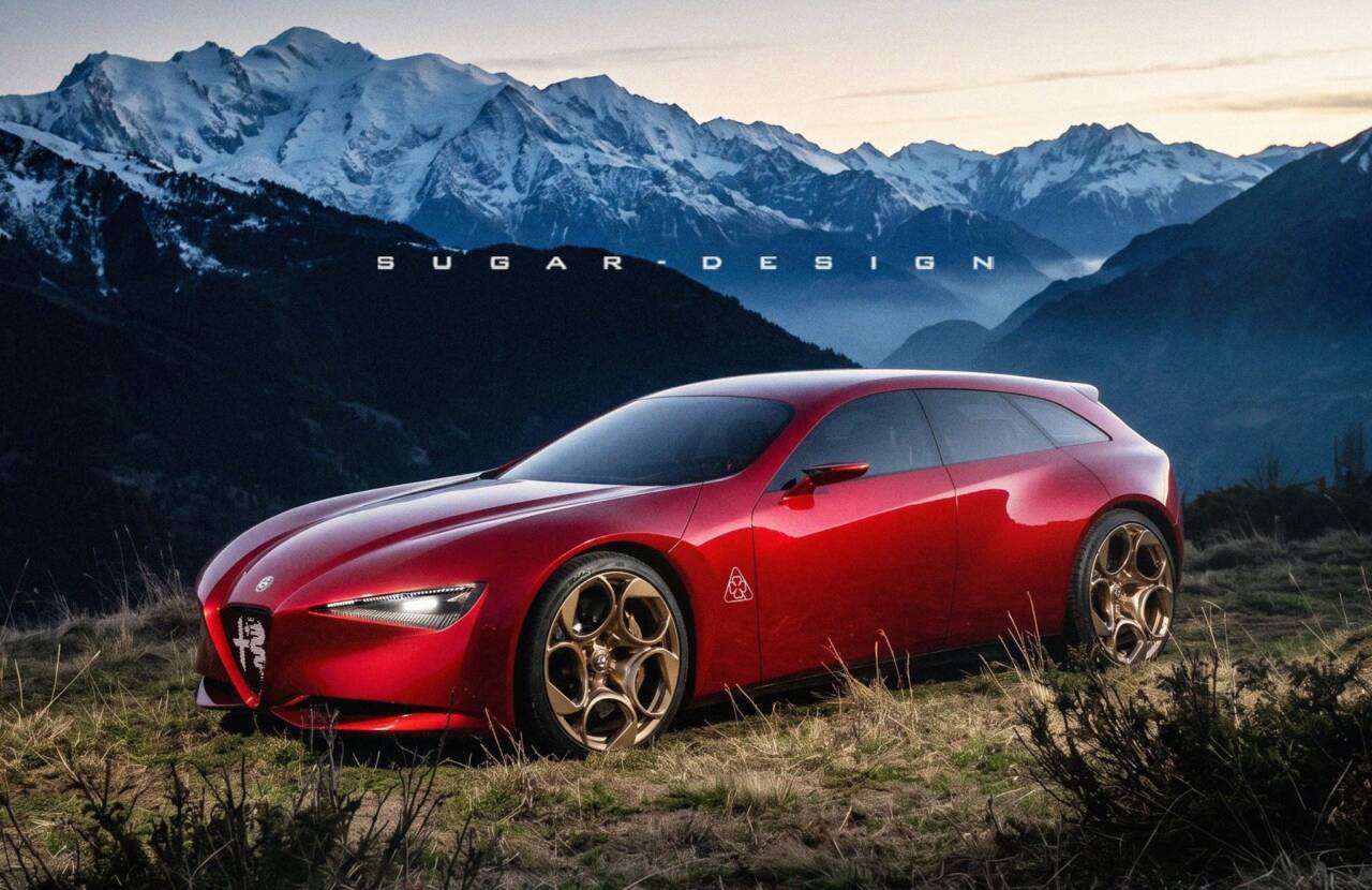 Alfa Romeo Cuorerosso Wagon render